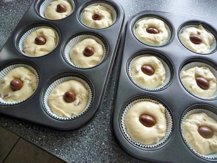 Kinderschokolade Muffins