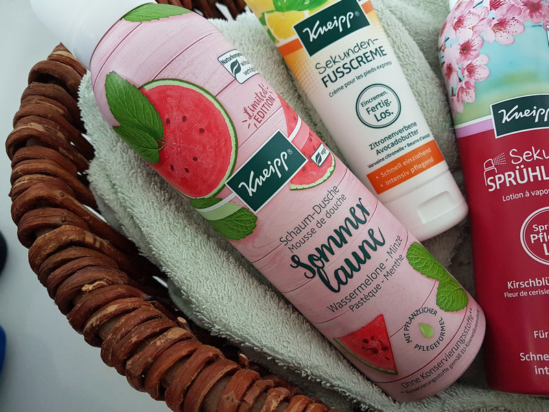 Kneipp Frühjahrsneuheiten 2018 Frühlingsneuheiten Schaumdusche Sommerlaune