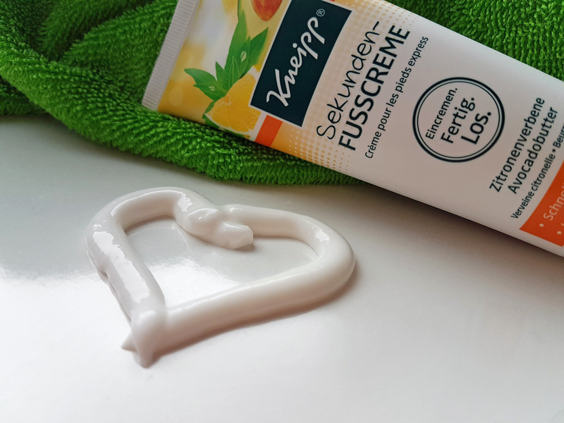 Kneipp Frühjahrsneuheiten 2018 Frühlingsneuheiten Sekunden Fußcreme