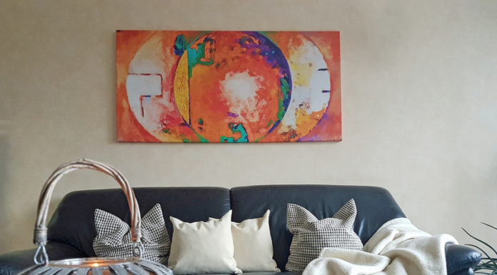 Artgeist Wandbild Ein Traum in Orange