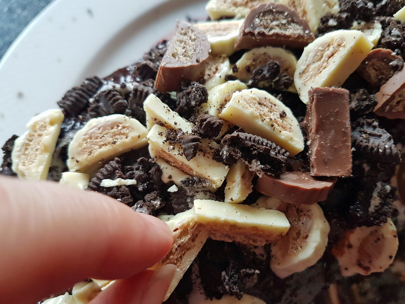 Bananenbrot mit Schokolade