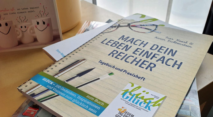 Glück Tagebuch Praxisheft Mach dein Leben einfach reicher