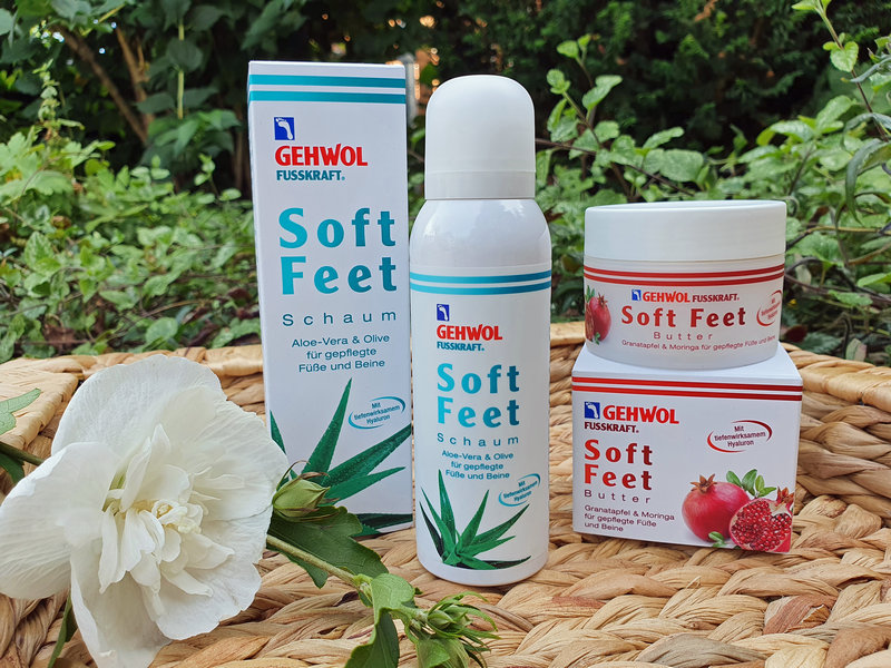 Gehwol Soft Feet Schaum und Butter