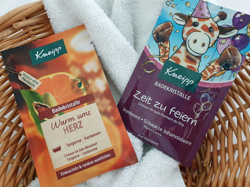 Kneipp Badekristalle Zeit zu feiern und Warm ums Herz