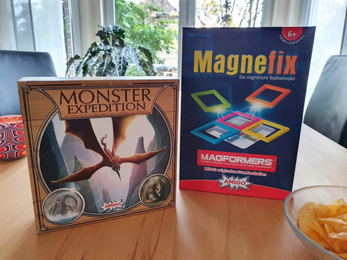 Amigo Spiele Magnefix und Monster Expedition