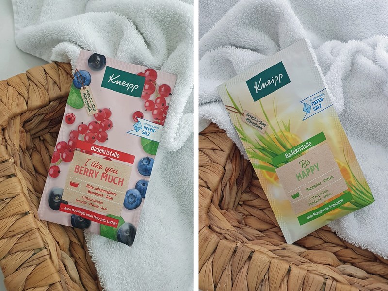 Kneipp Badekristalle Be Happy und I like you berry much