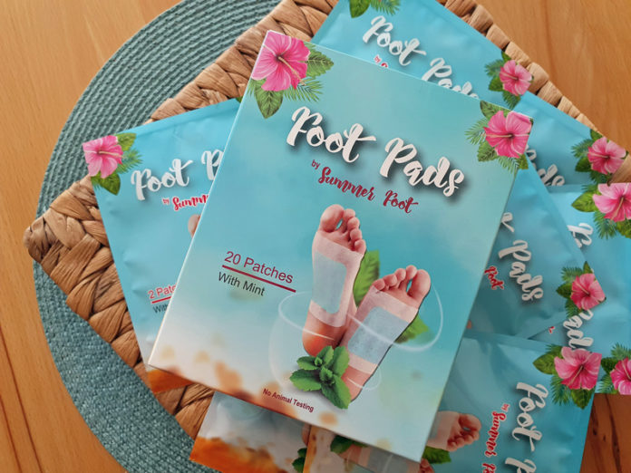 Foot Pads mit Minzöl Detox Fußpads by Summer Foot