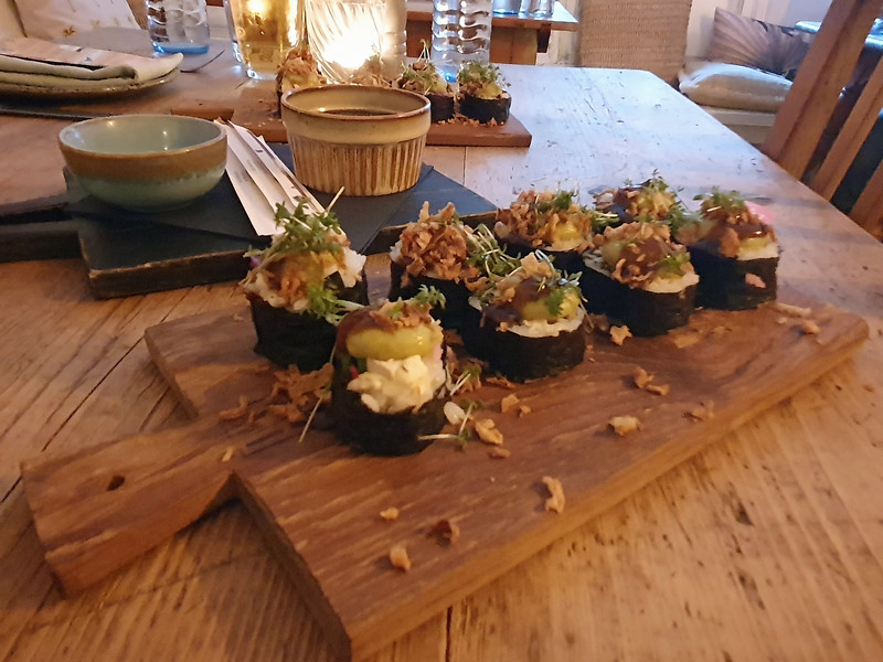 Kneipp Bloggerevent Lofer der Steinerwirt Österreich Restaurant Sushi