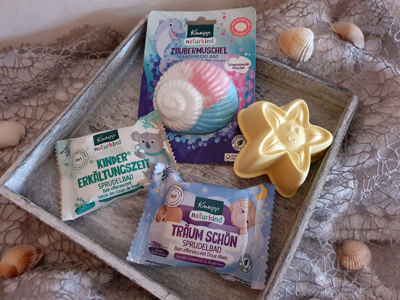 Kneipp Neuheiten Herbst und Winter naturkind sprudelbad und zaubermuschel