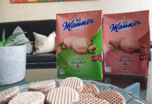Manner Haselnuss und Schoko Brownie Törtchen