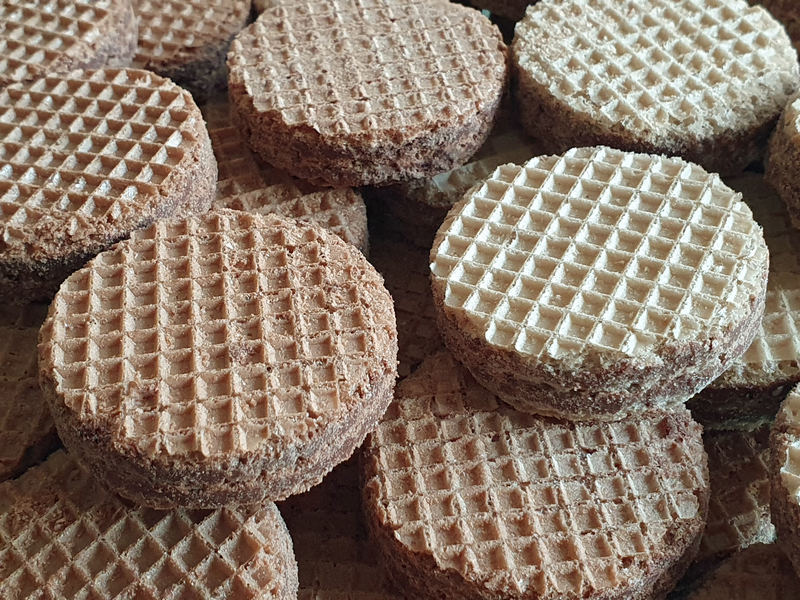 Manner Haselnuss und Schoko Brownie Törtchen