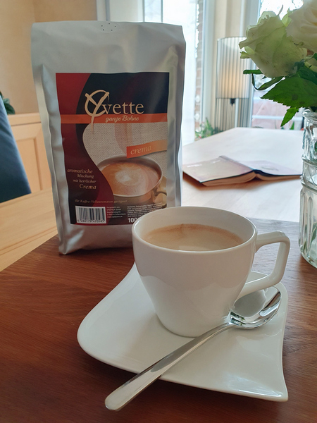 Yvette Café Crema ganze Bohne