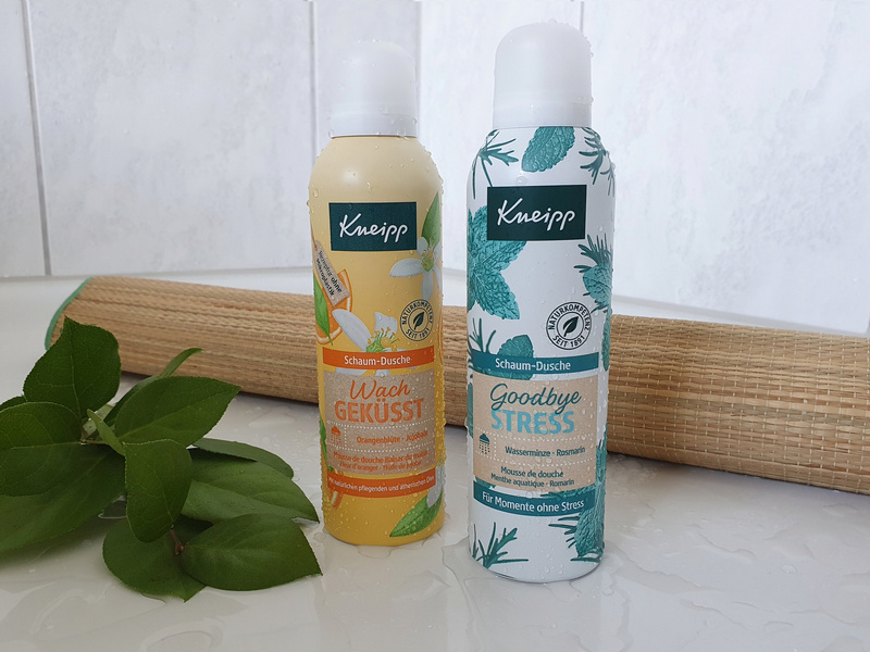 Kneipp Schaum-Dusche Wachgeküsst und Goodbye Stress