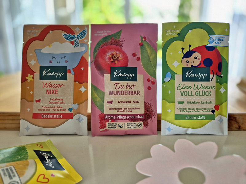 Kneipp Badekristalle Wassernixe und eine Wanne voll Glück, Aroma-Pflegeschaumbad Du bist wunderbar