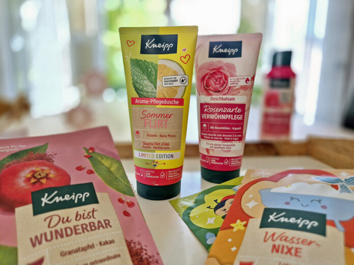 Kneipp Sommerflirt, rosenzarte Verwöhnpflege, Du bist wunderbar, Wassernixe