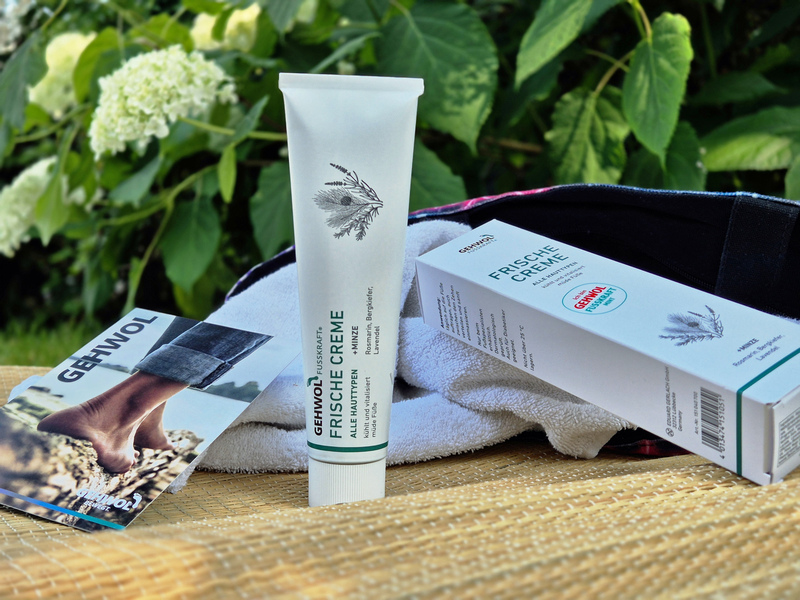 Achtsamkeit und Selfcare mit Gehwol Frische Creme
