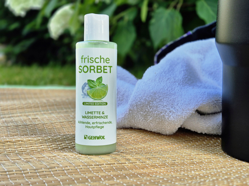 Achtsamkeit und Selfcare mit Gehwol Frische Sorbet
