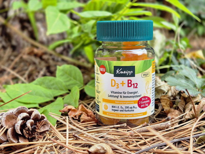 Kneipp D3 und B12 Vitamin Gummies Nahrungsergänzung