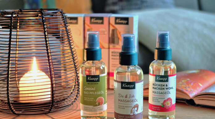 Kneipp Hautöle, Bio Pflegeöl mit Grapefruit, Massageöl Du & Ich und Massageöl Rücken & Nacken Wohl
