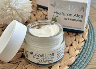 Die Hyaluron Alge Pflege von ARYA LAYA ~ der Feuchtigkeitsbooster aus der Natur Arya Laya Naturkosmetik Hyaluron Alge Tag und Nachtpflege