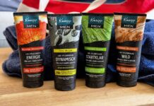 Kneipp Men 3 in 1 Pflegeduschen Energie, Dynamisch, Startklar und Wild