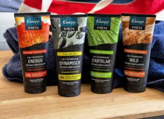Kneipp Men 3 in 1 Pflegeduschen Energie, Dynamisch, Startklar und Wild